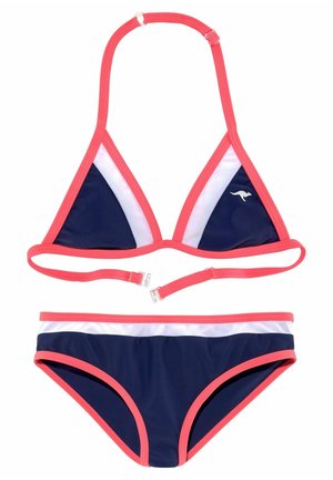 KangaROOS Bikini - marine-weiß-pink