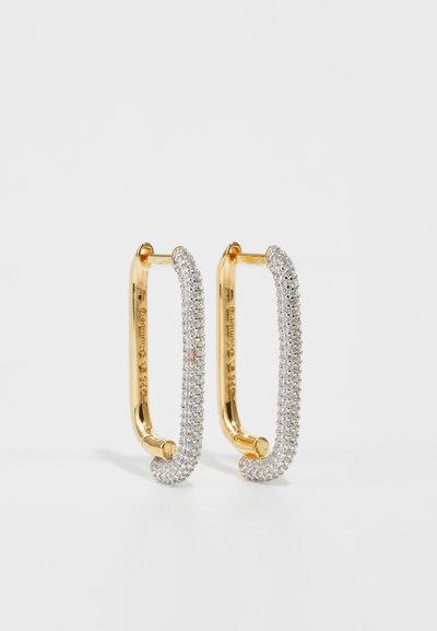 Otiumberg PAVE MOSAIC HOOPS - Σκουλαρίκια - gold-coloured
