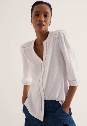 Seasalt Cornwall, SEASALT CORNWALL BORLOWEN TOP - Μπλούζα - white - salt