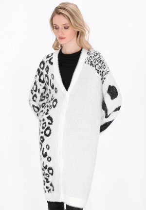 Cardigan - offwhite/black