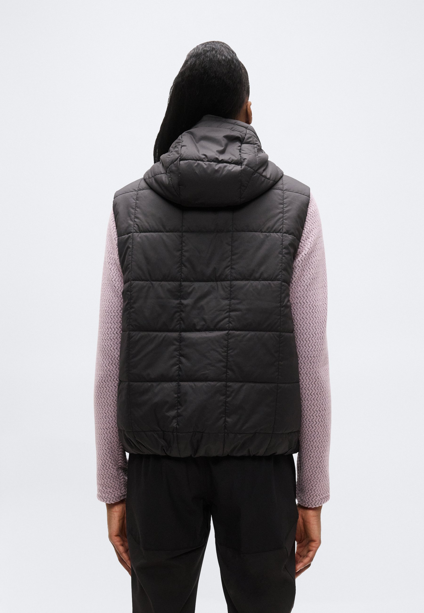 Patagonia LIGHT GUST HOODED VEST - Waistcoat - black - Zalando.ie