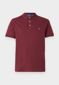 CUSTOM SLIM FIT SOFT COTTON POLO SHIRT - Polo - red wine