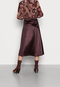 Anna Field Gonna a campana - dark brown
