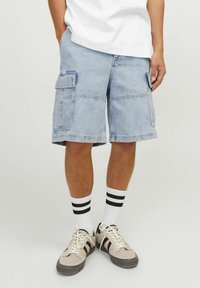 Jack & Jones Shorts di jeans - blue denim