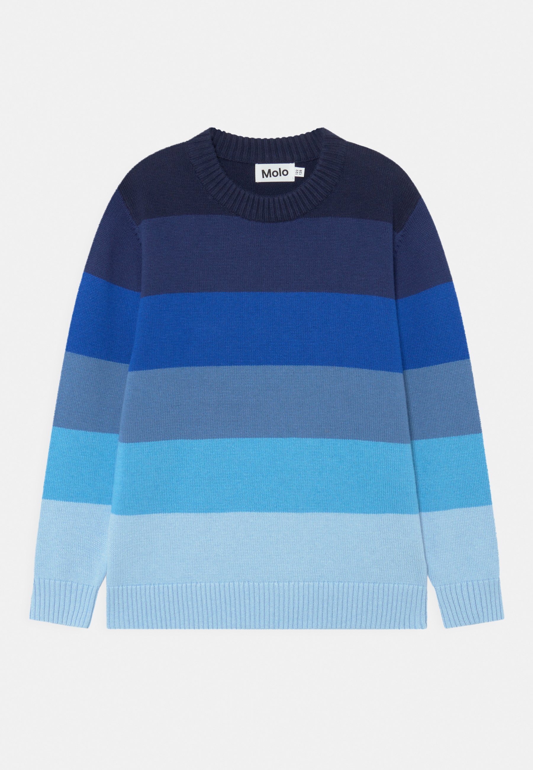 Molo Garçon Jumper Blue Size 11 Cotton, Wool