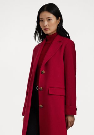 Lauren Ralph Lauren WOOL-BLEND REEFER COAT - Classic coat - red