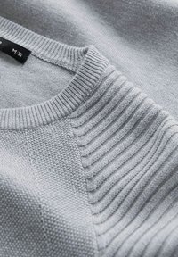 Ombre Strickpullover - grey melange
