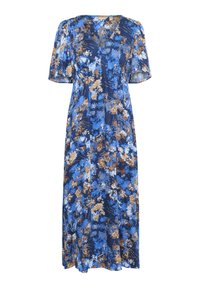 Vestido de fiesta - blue flower foil