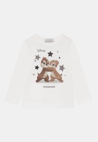 Monnalisa MICKEY & FRIENDS CHIP 'N' DALE BEST FRIENDS - Langarmshirt - panna