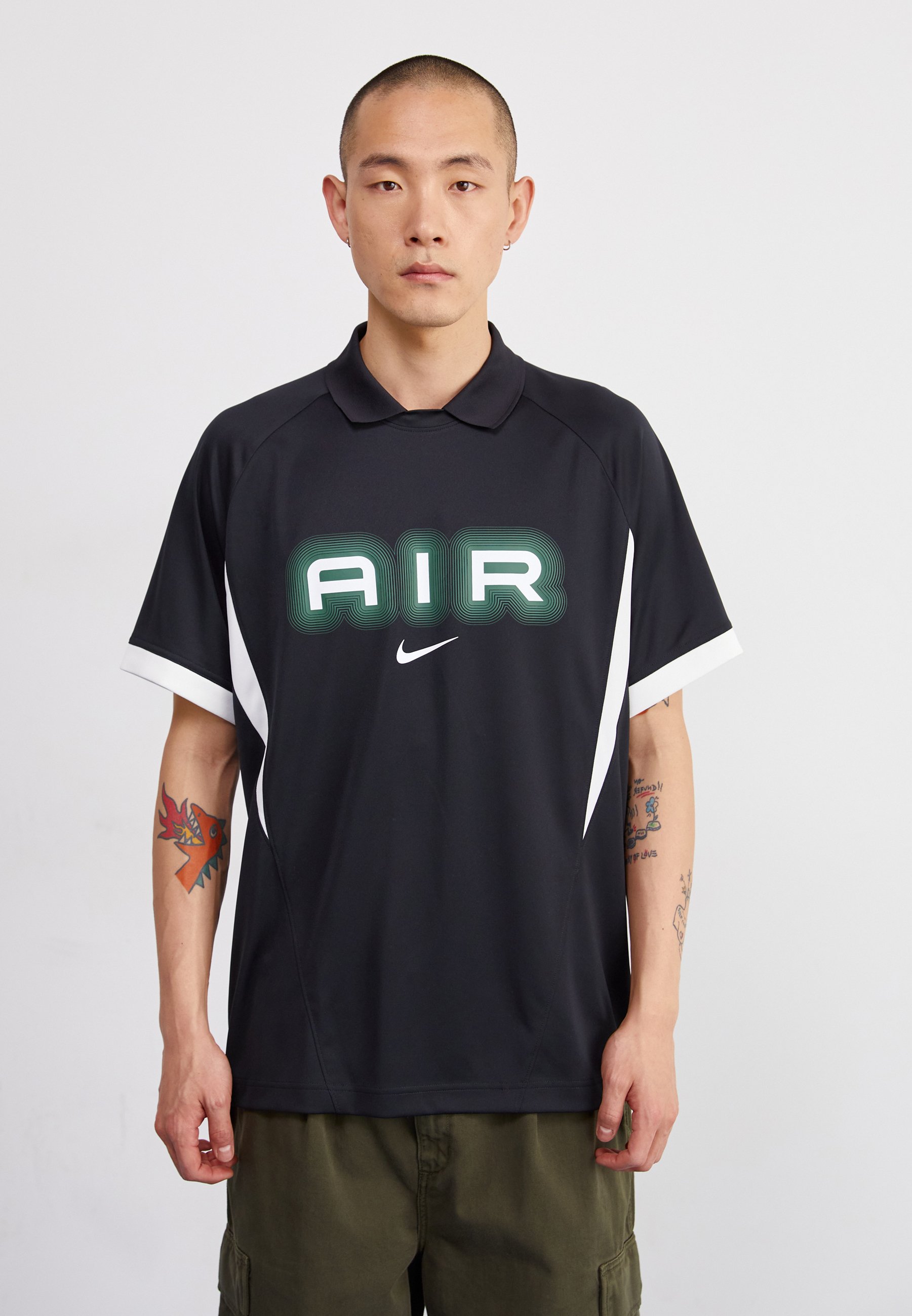 Nike Sportswear AIR - Polo - black/black/white/noir - ZALANDO.CH