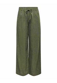 MIT WEITEM BEINSCHNITT LOCKER - Auduma bikses - khaki