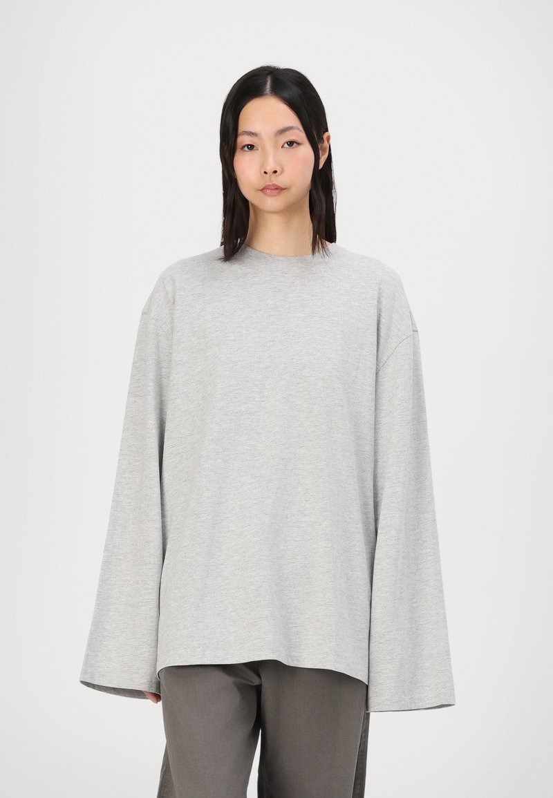 Weekday OVERSIZED LONG SLEEVE  - Camisola de manga comprida - grey