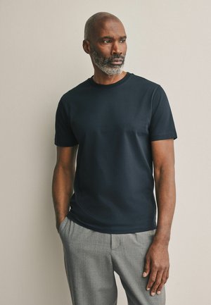 SUPIMA CREW NECK - T-Shirt basic - black
