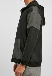Urban Classics Felpa con zip - black