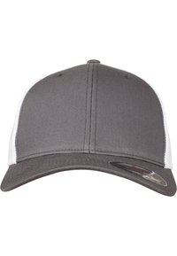 Flexfit TRUCKER 2-TONE - Pet - darkgrey/white