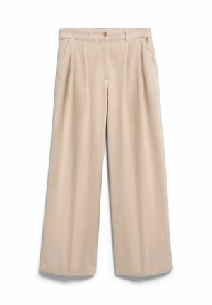 ARMEDANGELS, CORDUROY WIDE PLEATED PANT - Broek - soft  honey