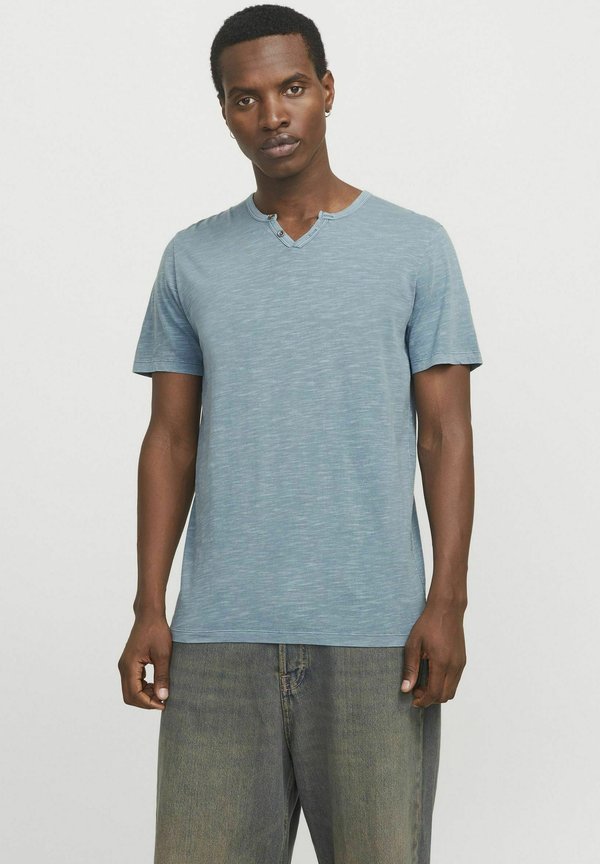 ESPLIT NECK NOOS - Basic T-shirt - oceanview