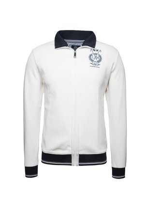 Zip-up sweatshirt - off white