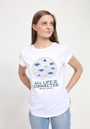 AVATAR 1 CONNECTED LIFE - T-shirt med print - white