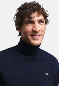 GANT ROLLKRAGEN  - Maglione - evening blue