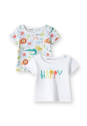 PRINTED SHORT SLEEVE - Cadeau de naissance - white