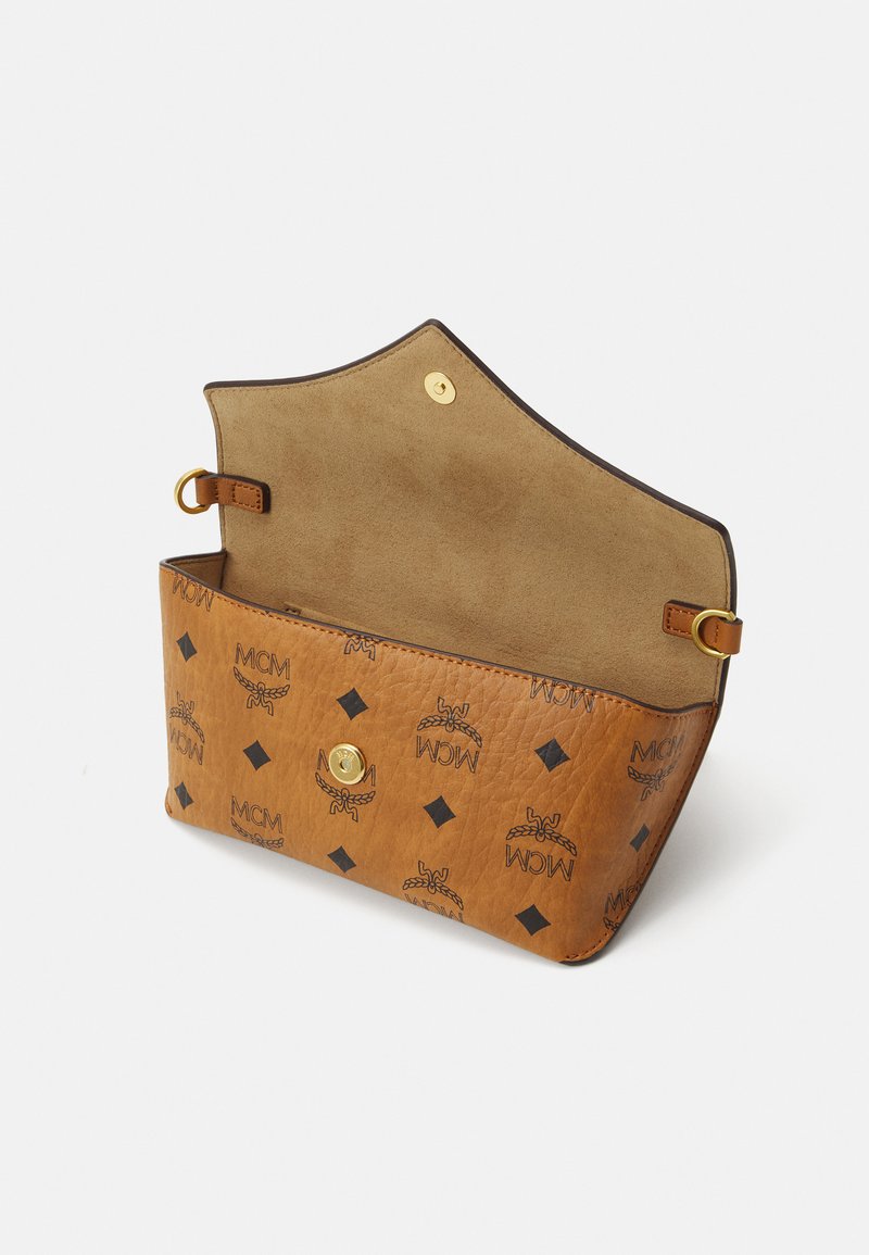MCM DIAMOND MIX FLAT POUCH SET - Umhängetasche - cognac - Zalando.de