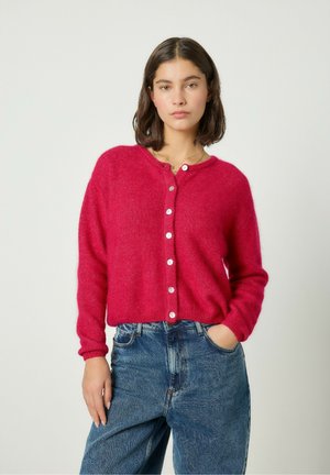 VITO - Cardigan - magenta chine