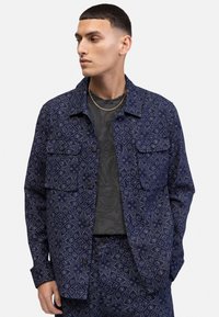 Redefined Rebel BRYANT OVERSHIRT REGULAR FIT - Košeľa - sky captain