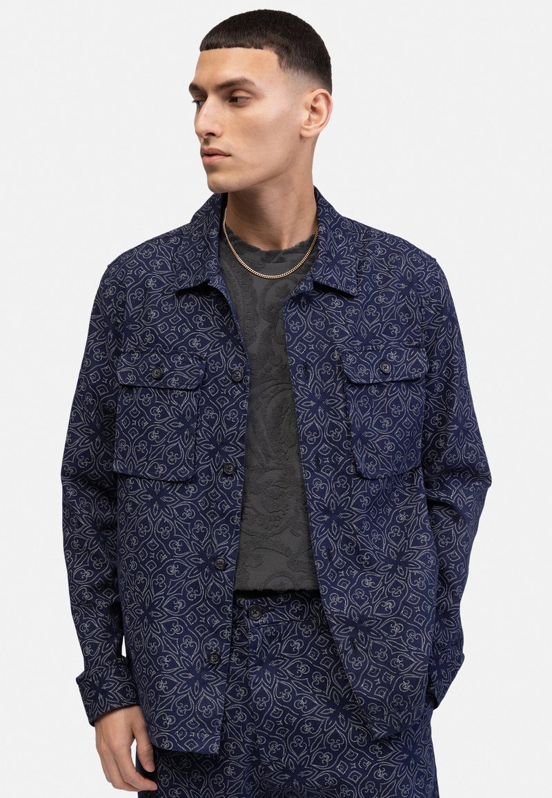 Redefined Rebel BRYANT OVERSHIRT REGULAR FIT - Košeľa - sky captain
