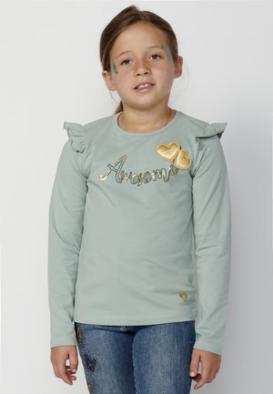 Pikkade varrukatega topp - kaki   khaki