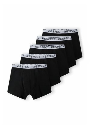 5 PACK WITH LOGO WAISTBAND  - Úzke boxerky - black