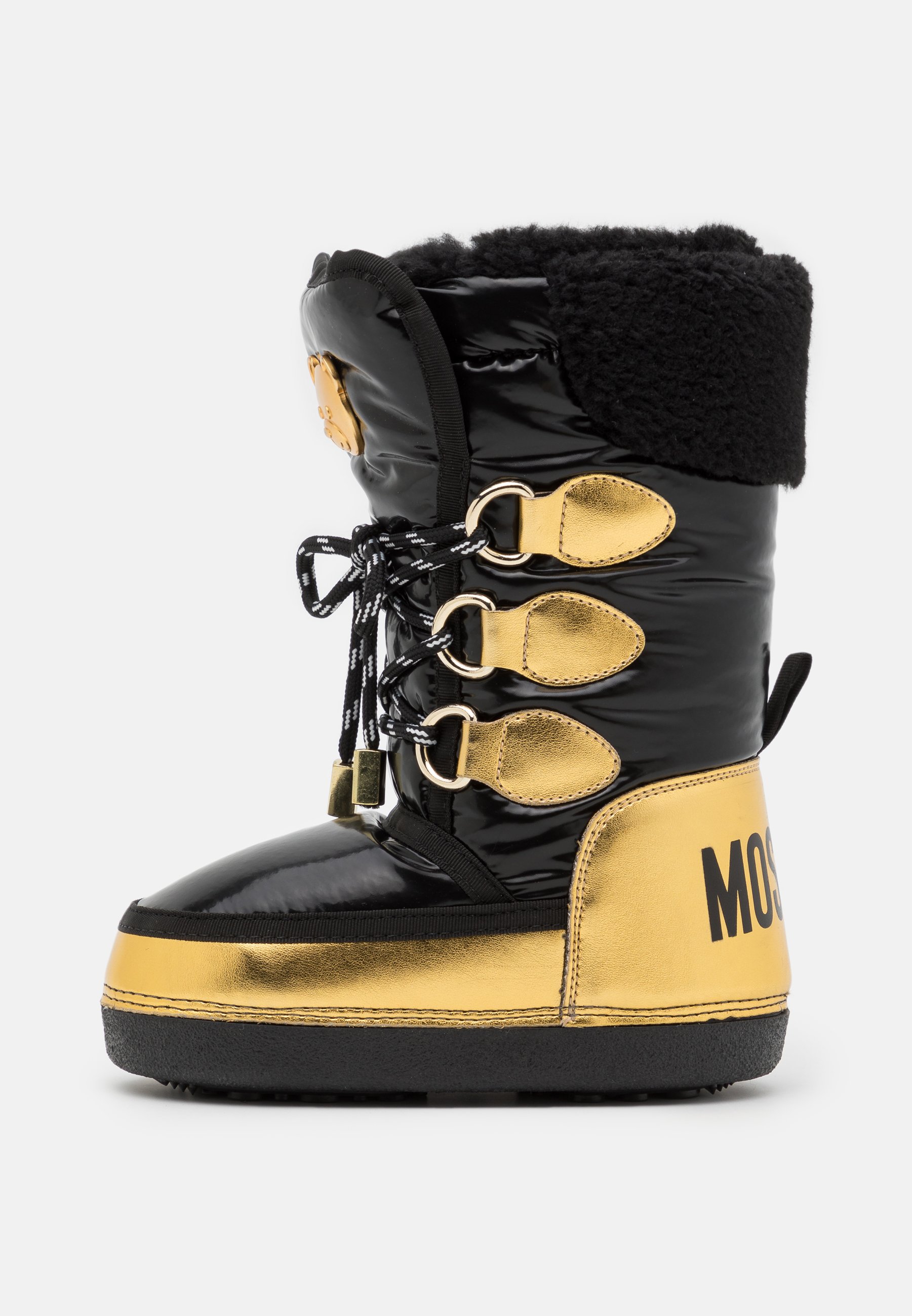 gold winter boots