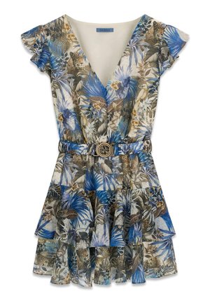 Guess, BEDRUCKTES MINI DRESS - Robe de jour - blumenmuster