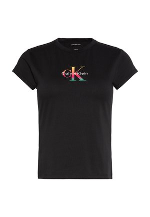 Calvin Klein Jeans, PRIDE BABY TEE - T-shirt imprimé - black