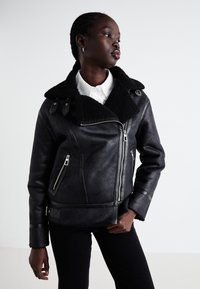 ONLY ONLBETTY BONDED OVERSIZED AVIATOR  - Vinterjacka - black