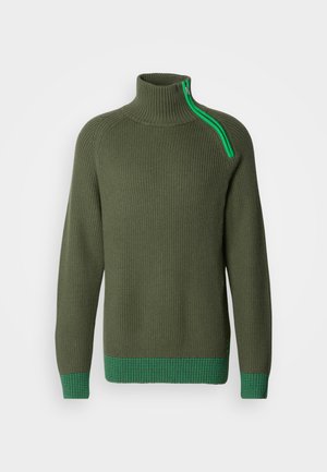 Scotch & Soda RAGLAN ZIP - Jumper - thyme