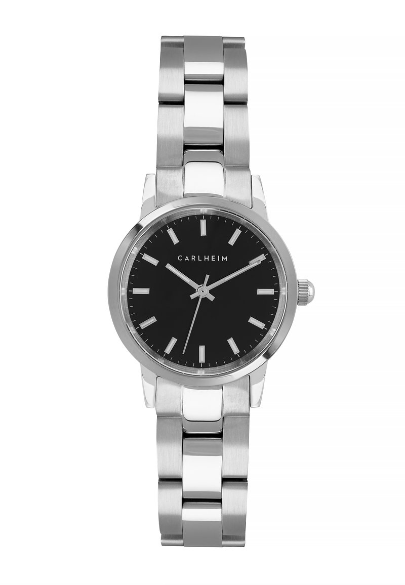 Stainless steel schakelarmband heren figaro zilver (RVS