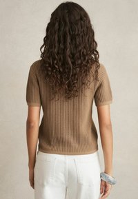 Reiss BLEND OPEN - Polo majica - tan