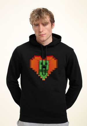 MINECRAFT CREEPER VALENTINE - Hoodie - black