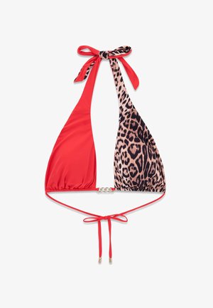 Guess, BIKINI-OBERTEIL MIT ZWEIFARBIGEM DREIECK - Bikinitop - animalier