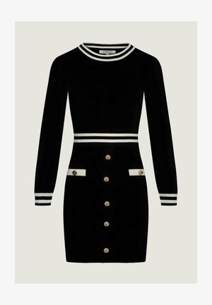 Morgan Gebreide jurk - black