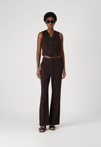 Samsøe Samsøe SALOT TROUSERS  - Pantalon classique - chocolate torte