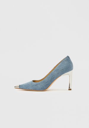 KASIA - Højhælede pumps - light-blue denim