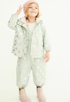 HEART PRINT - Latzhose - green
