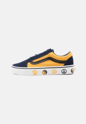 Vans, OLD SKOOL UNISEX - Sneakers - dress blues/golden-coloured glow