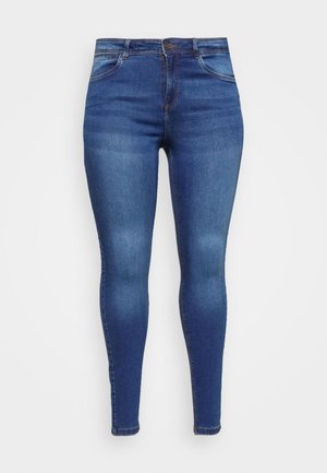 NMJEN SHAPER - Skinny-Farkut - medium blue denim