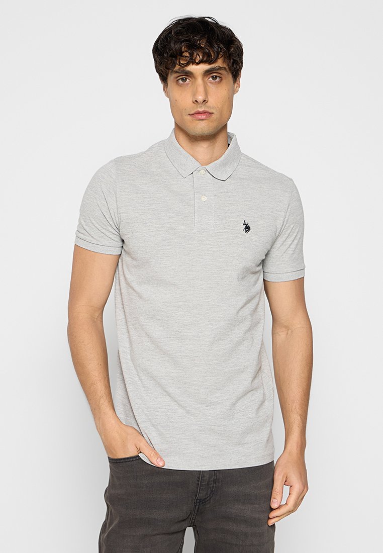 U.S. Polo Assn. Poloshirt lichtgrijs U.S. Polo Assn. Poloshirt lichtgrijs