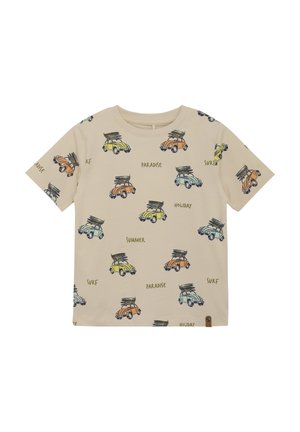 Minymo T-shirt med print - fog