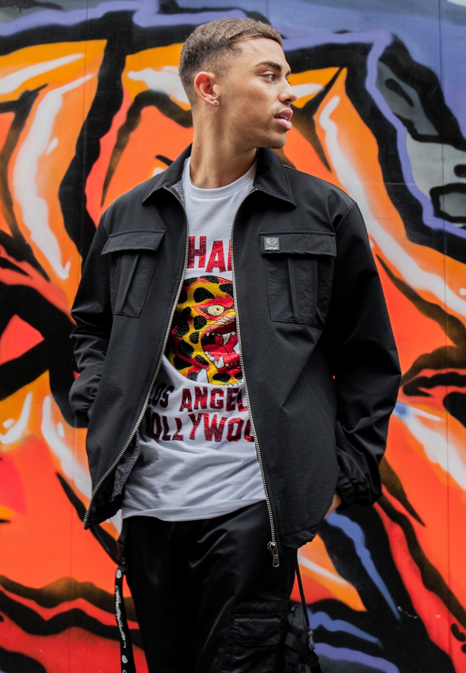 Uomo URBAN-TIGER NYLON POLY STRETCH SHACKET - Giacca leggera Uomo URBAN-TIGER NYLON POLY STRETCH SHACKET - Giacca leggera