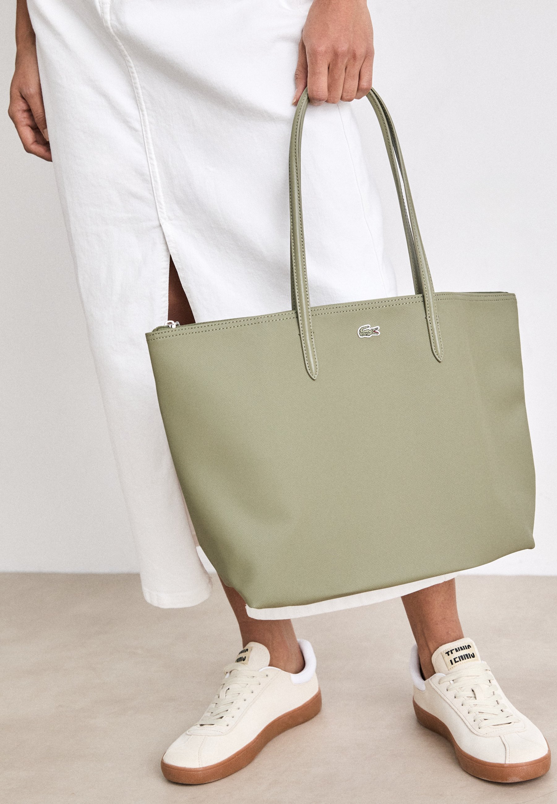 Lacoste CONCEPT - Tote bag - kaki/khaki - Zalando.co.uk
